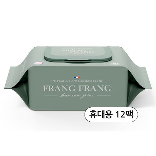 플라스틱0% 에코 써밋 저자극 두꺼운 아기 물티슈 휴대 20매입*12팩 (60gsm 무향)