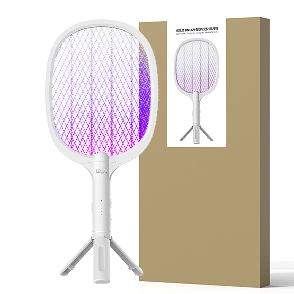 앤드 르오브 2IN1 UV 충전식 해충퇴치 전기 모기채 4,800mAh