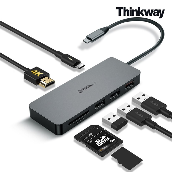 CORE D34덱스 7in1 HDMI 멀티포트 허브
