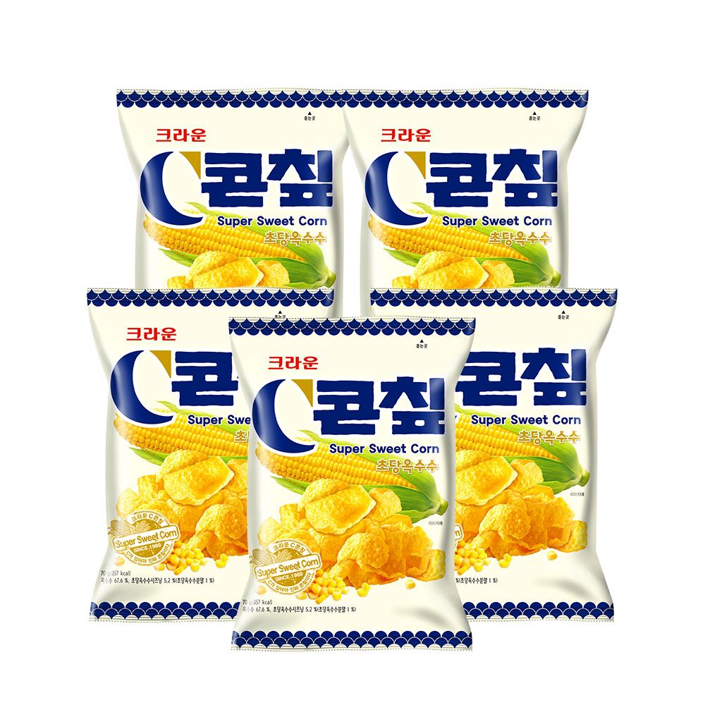 콘칲 초당 옥수수 70g 5봉 가격 비교 크라운 콘칲 초당 옥수수 70g 5봉