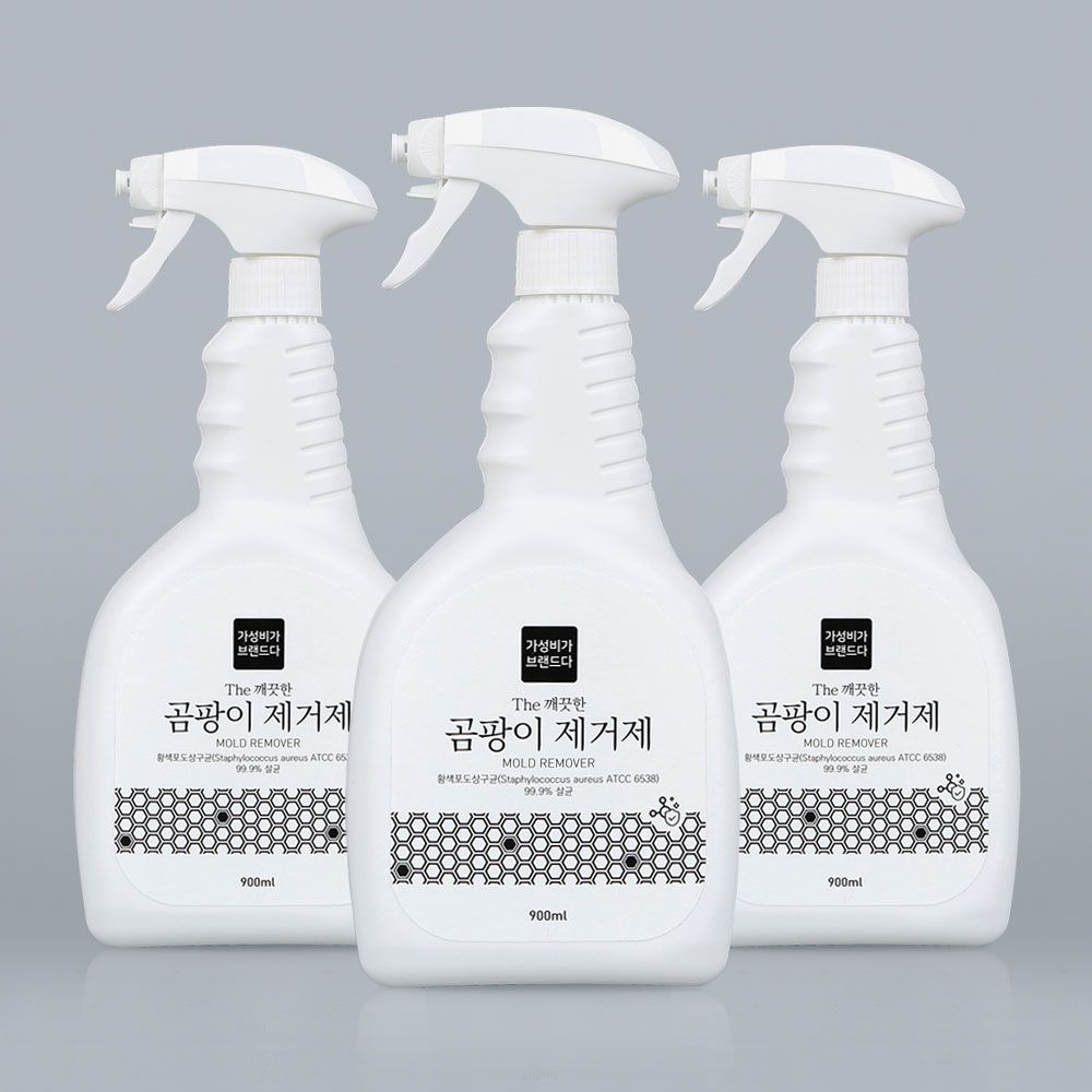 가성비가 브랜드다 The 깨끗한 곰팡이제거제 대용량 900ML x 3개