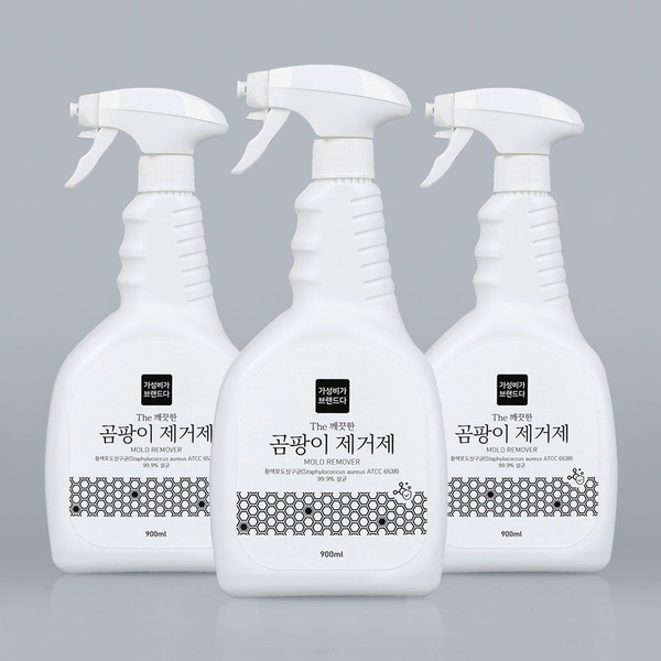 The 깨끗한 곰팡이제거제 대용량 900ML x 3개