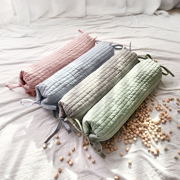 편백나무 경추베개 양면 두툼누빔 피그먼트 순면 시원한 베개 48x16cm