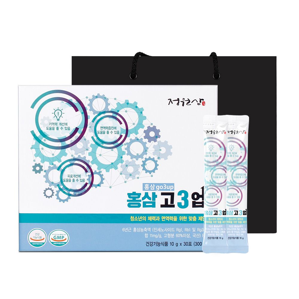 오늘의집 정원삼 홍삼 고3업 청소년홍삼 홍삼스틱 10g*30포