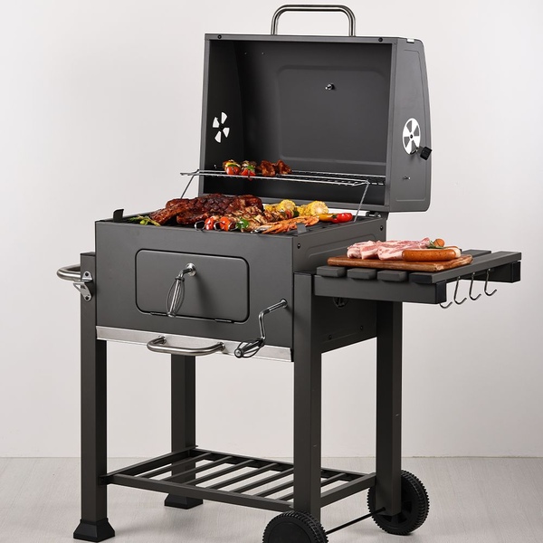 그랜드가든S바베큐그릴 대형 숯불그릴 야외용 훈제 직화 BBQ 펜션그릴
