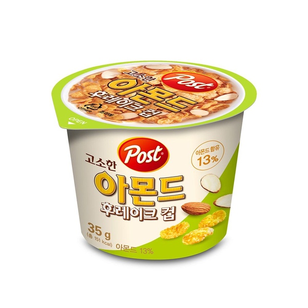 고소한 아몬드 후레이크 컵 35g* 12개