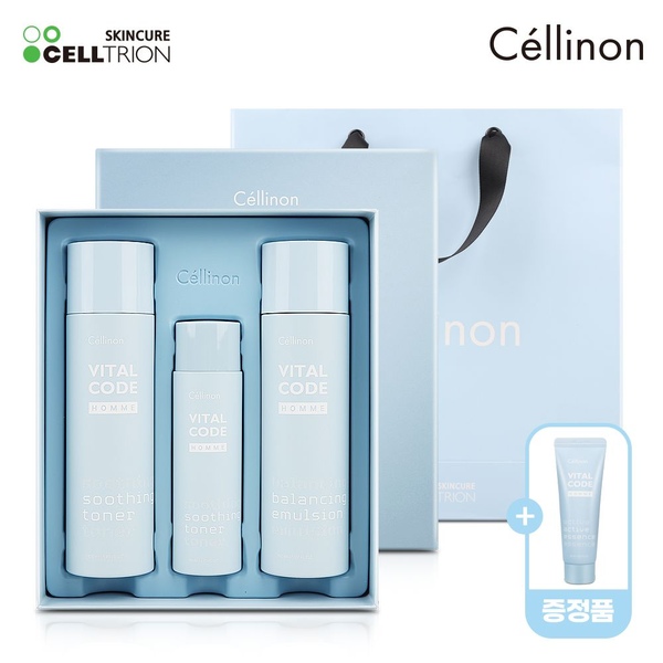 셀린온 바이탈 코드 옴므 스킨케어 세트 + 사은품 에센스 50ml