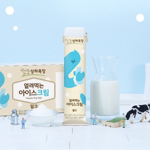 상하목장 얼려먹는 아이스크림 밀크 85ML*24개입