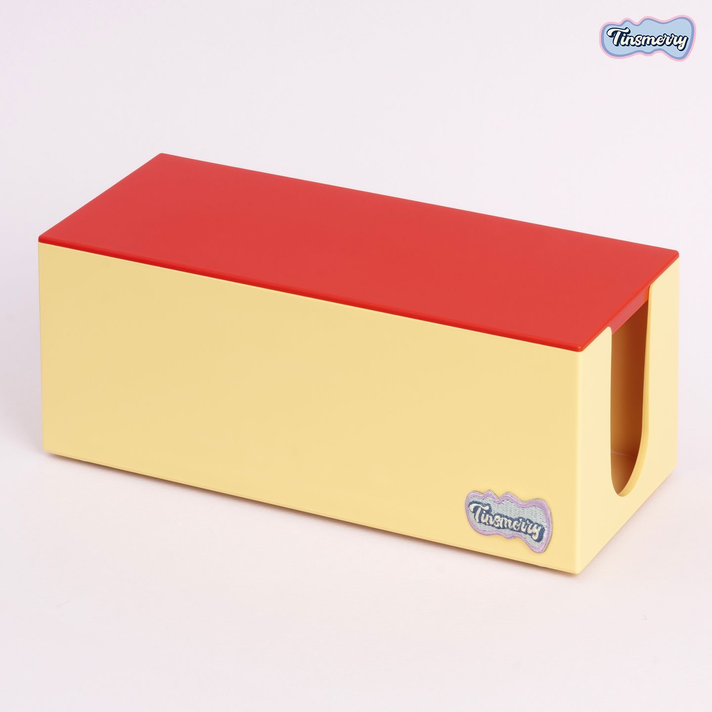 틴스메리 QUADLONG 멀티탭 정리함_Yellow Red - 최저가 17,600원