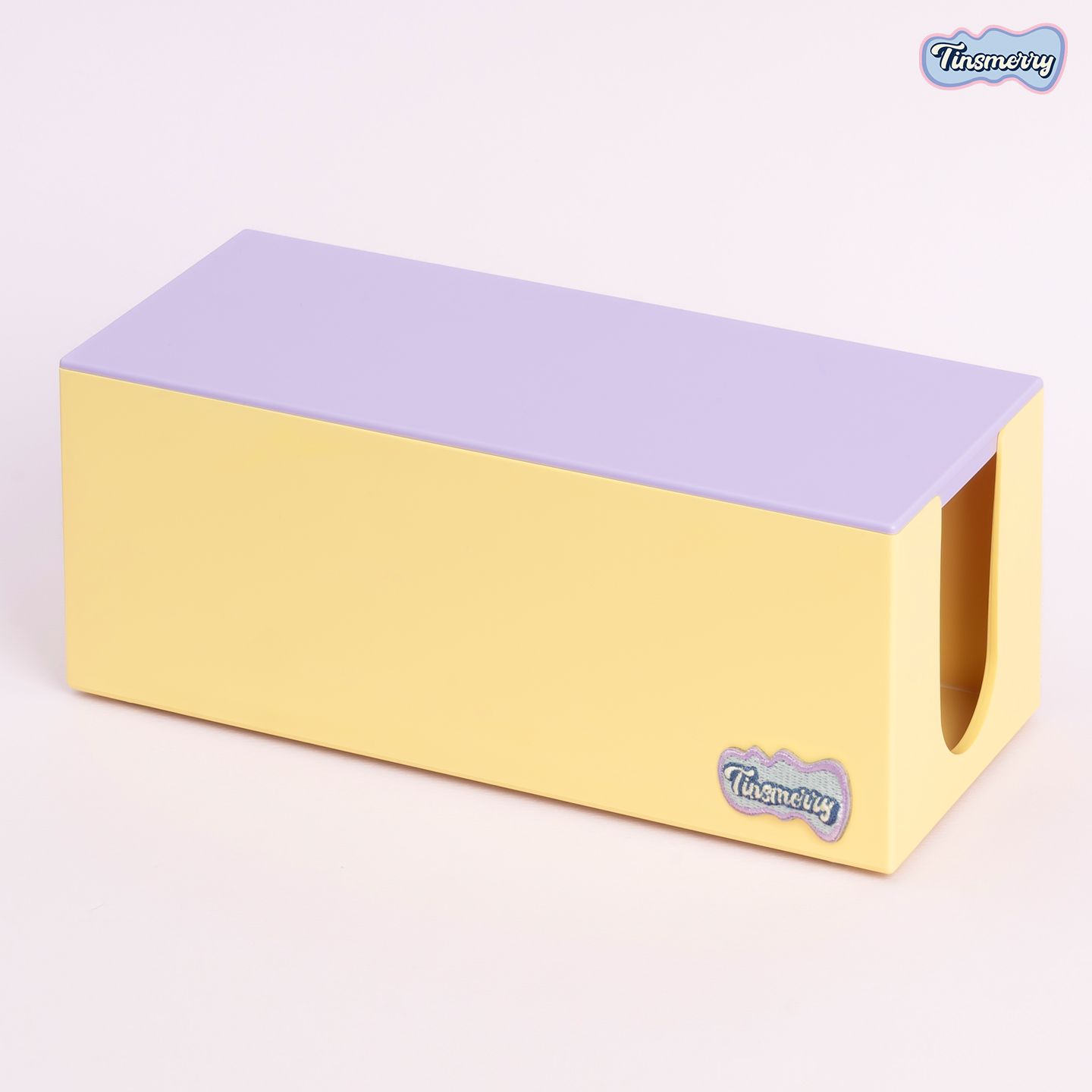 틴스메리 QUADLONG 멀티탭 정리함_Yellow Purple