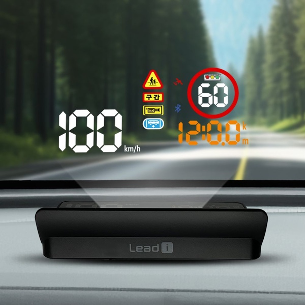 HUD GPS 헤드업디스플레이 단속카메라 알림 안전운전 도우미 GI900