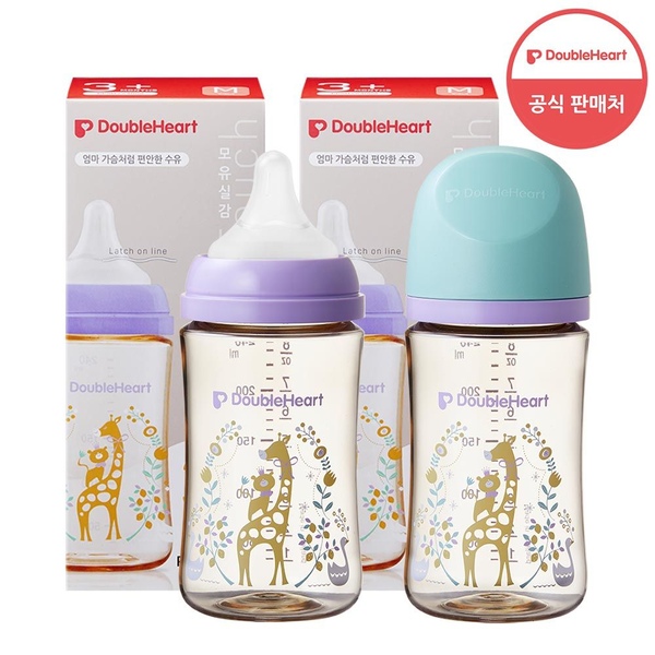 3세대 PPSU 디어프렌즈 240ml (젖꼭지M 포함) 2개