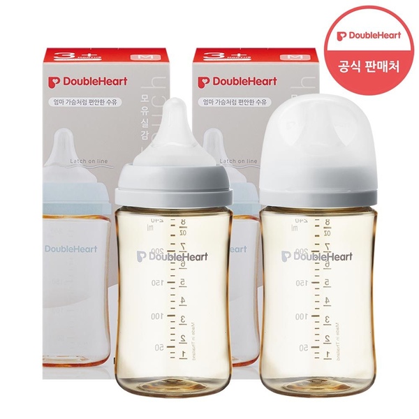 3세대 PPSU 모먼트 240ml (젖꼭지M 포함) 2개