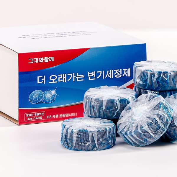 더 오래가는 변기세정제 40g*12개입 1년사용분