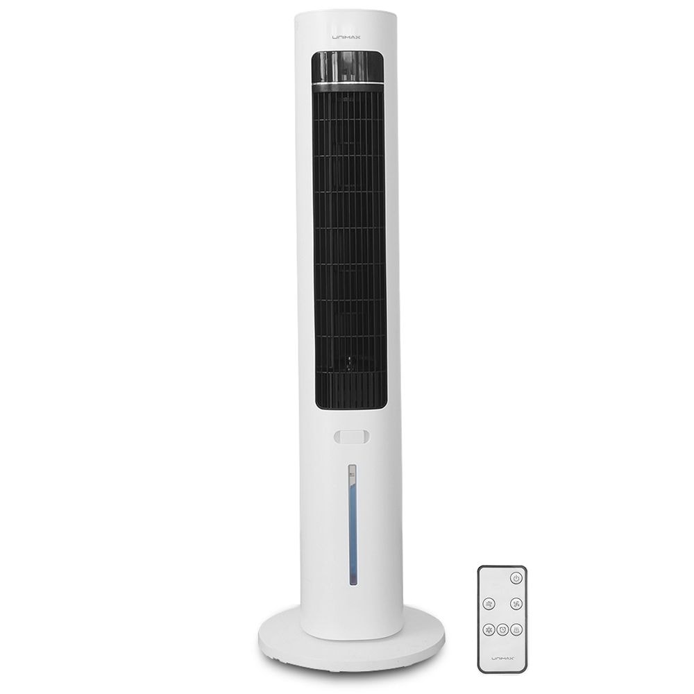 오늘의집 에어쿨러 슬림 타워형 리모컨 냉풍기 UMI-R1750TW