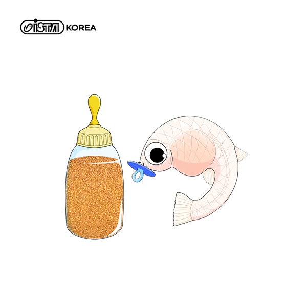 탈각 알테미아 사료 60ml 치어먹이 치어밥 물고기 열대어 밥 사료 먹이