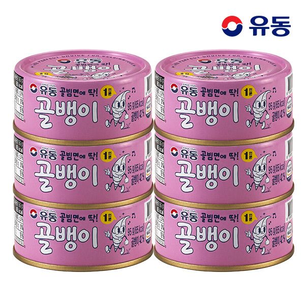 자연산 골뱅이 95g*6개 가격 추이 유동 자연산 골뱅이 95g*6개 - 최저가 22,400원