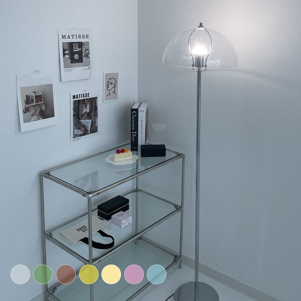 LED 아크릴 머쉬룸 장스탠드 거실 스탠드 조명 150cm 7colors(빛색상변경)