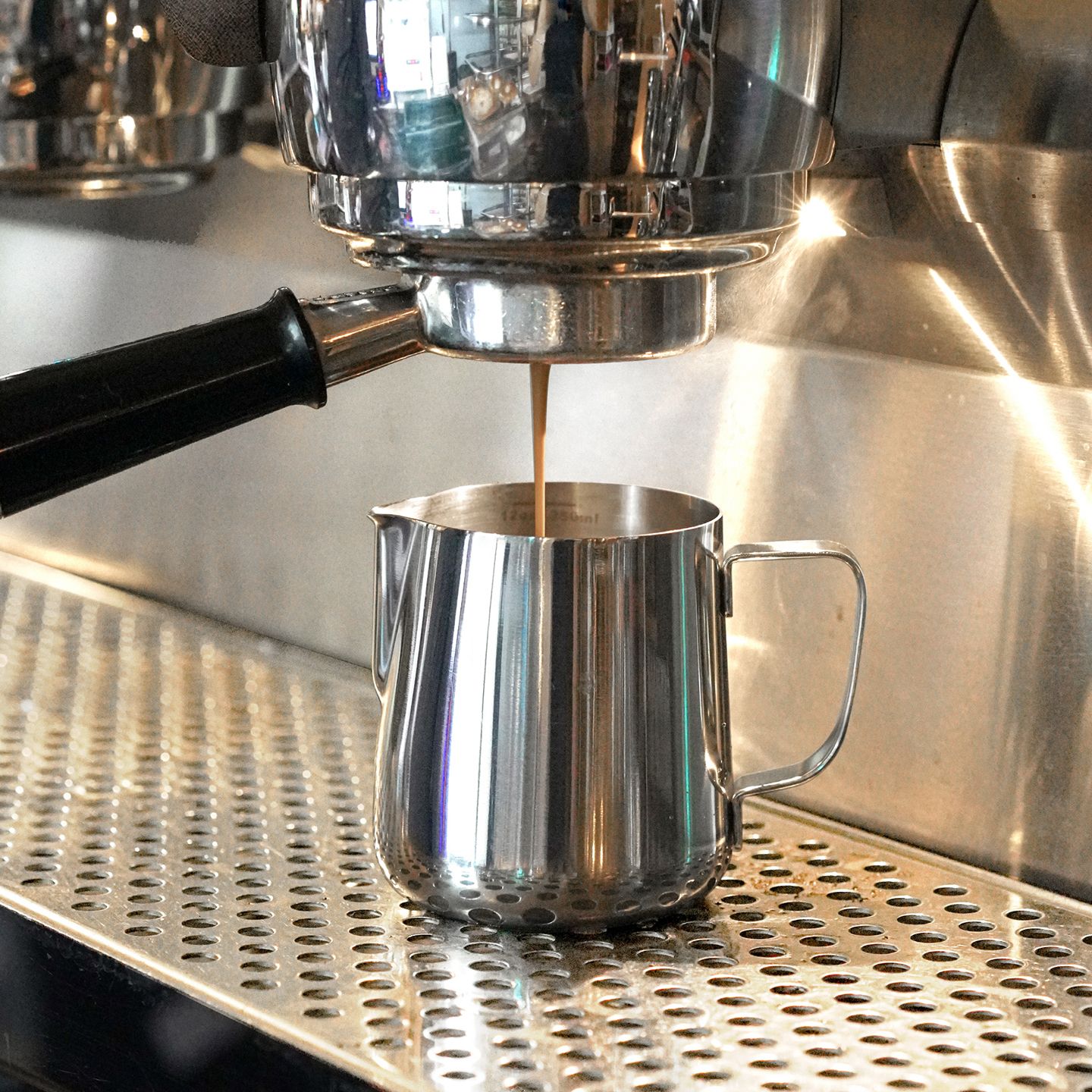 mellbrown 스텐 304 눈금형 라떼아트 스팀피쳐 밀크저그 350ml 12oz