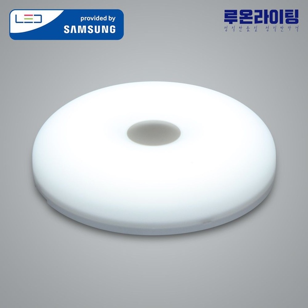 국산 LED 원형 도넛 센서등 15W 6500K 주광색
