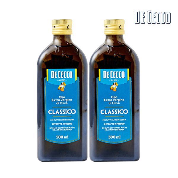 데체코 엑스트라버진 올리브오일 500ml 2개/3개