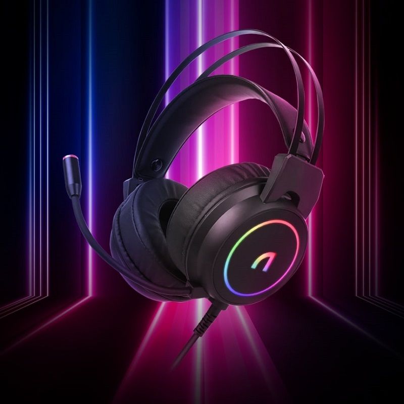 앱코 N500 가상 7.1 ENC 초경량 RGB 게이밍 헤드셋