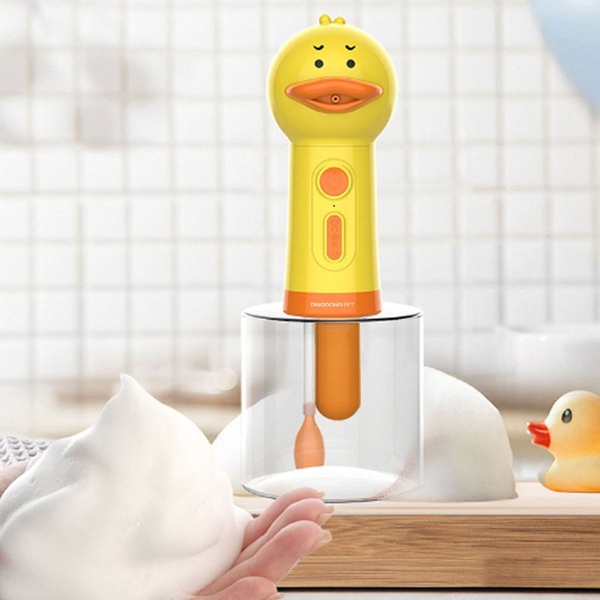 반려동물 프리미엄 목욕 오리 자동거품기
