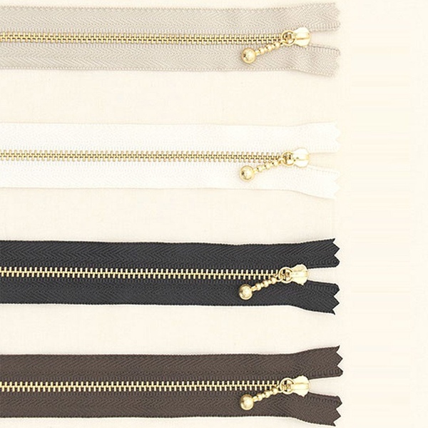 YKK 골드 지퍼 50cm 4종 금속