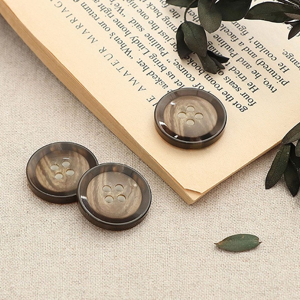 블링 투톤 단추 21mm 자켓 코트 옷 여밈