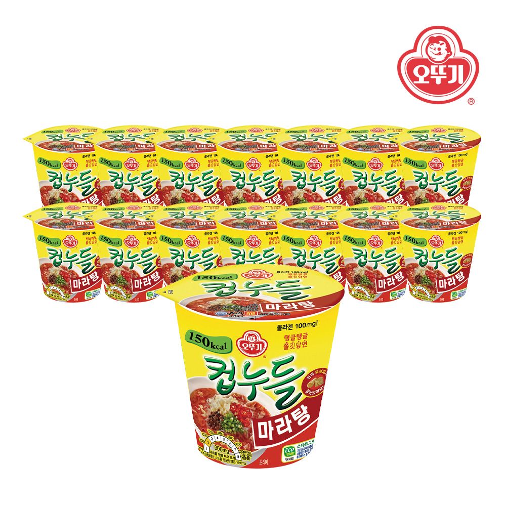 오뚜기 컵누들 마라탕 컵 44.7g*15개