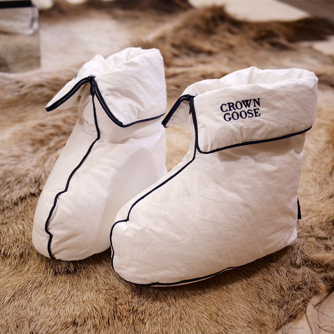 패딩 수면양말 멜로우 구스다운 부츠