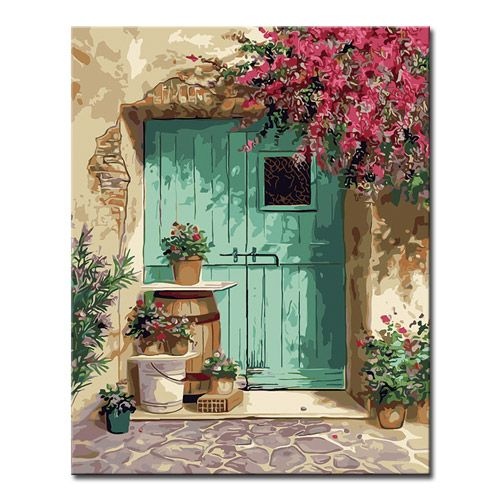 3+1 DIY 명화그리기 풍경 40x50cm L147_장미꽃 대문