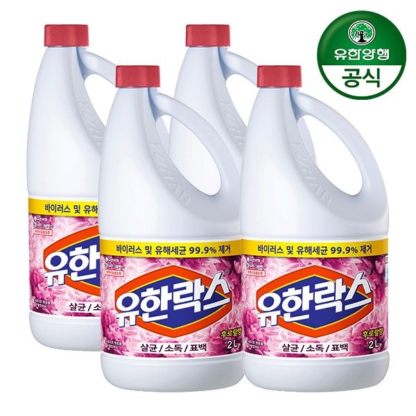 유한락스 후로랄 2L 4개
