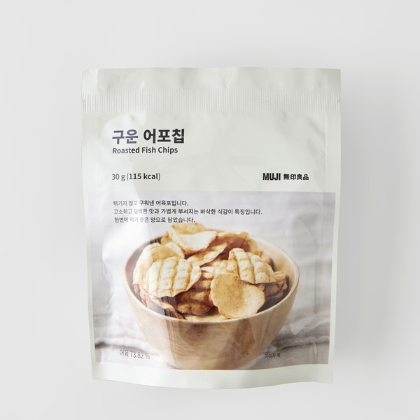구운 어포칩