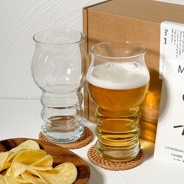 구름 맥주잔 2인 세트 예쁜 맥주컵 귀여운 맥주잔 유리컵 집들이선물 결혼선물