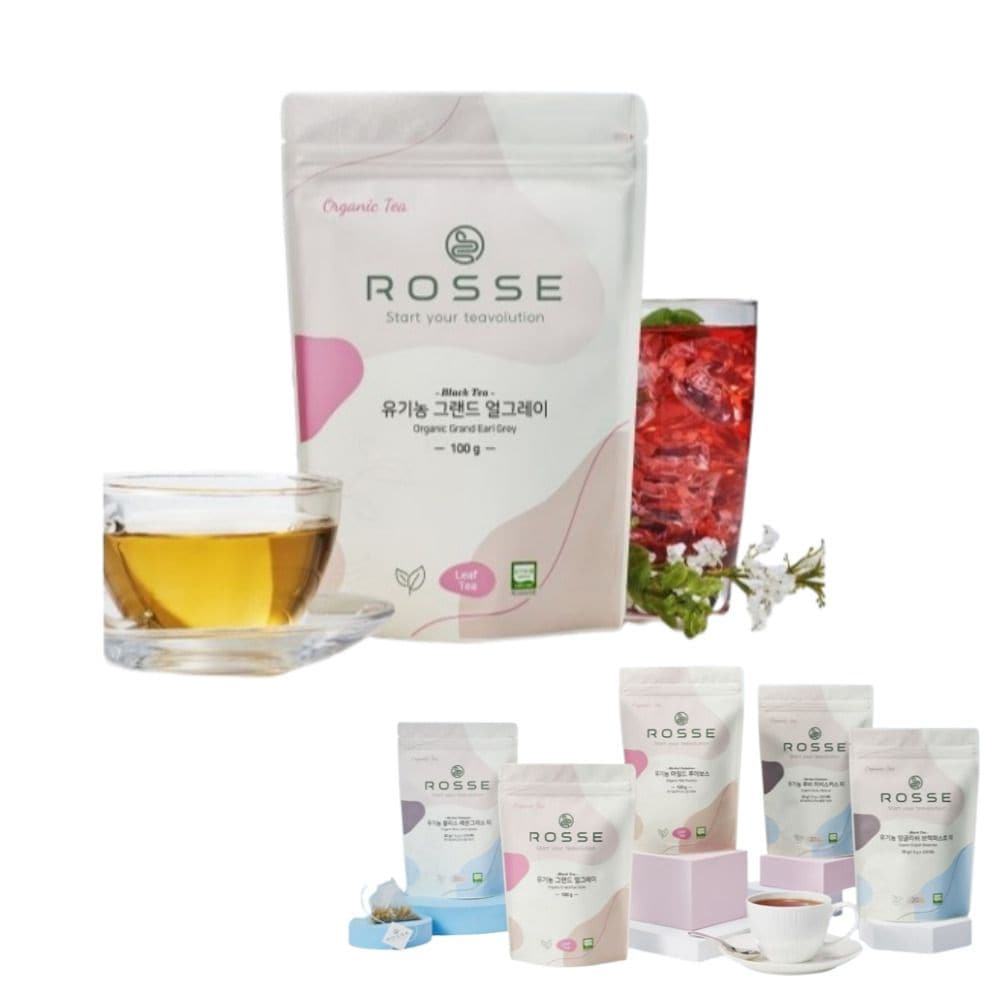 유기농 홍차 밀크티 잎차 100g (얼그레이,다즐링,아쌈 외)