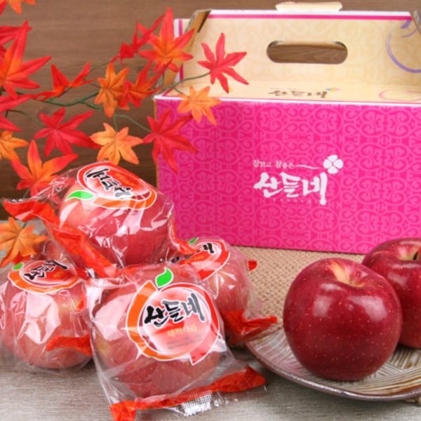 국내산 산들네 세척 사과 3kg (16-17과내)