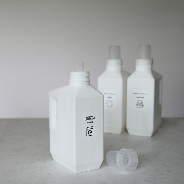 액체 세탁세제 리필용기 섬유유연제 세제 소분용기 1000ml