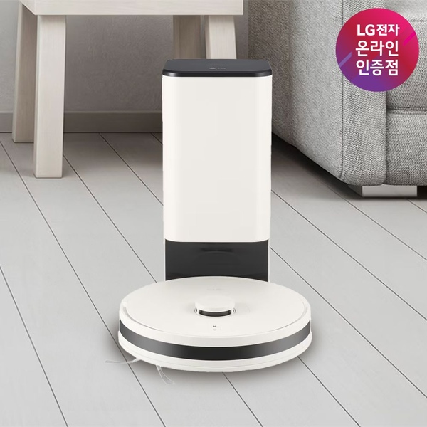 LG 코드제로 R5 올인원타워 로봇청소기 R585WKA1