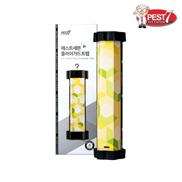 날파리 벼룩파리 날벌레 나방파리 트랩끈끈이 페스트세븐 플라이가드트랩(4개입)