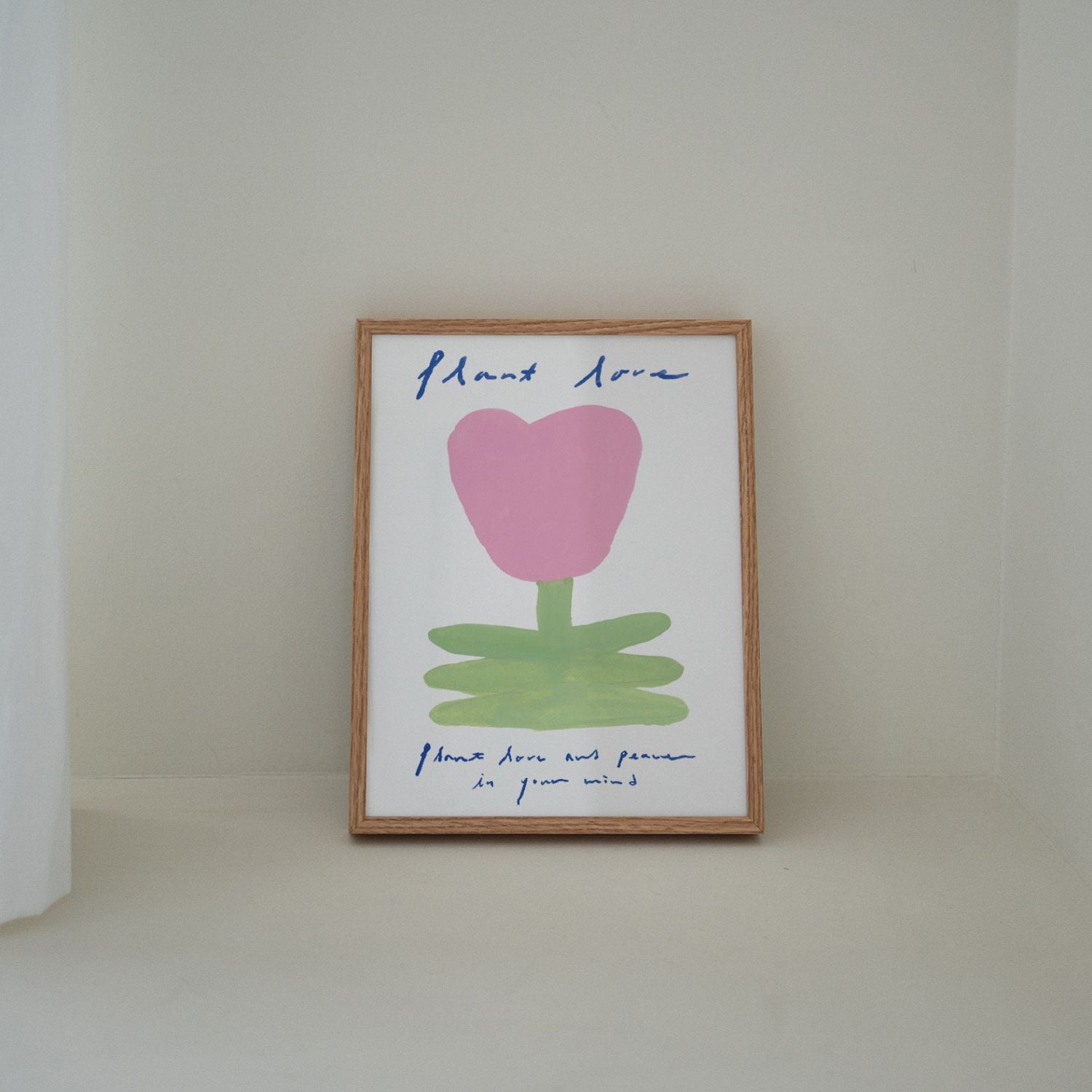 그럼사라 Plant Love 미니포스터