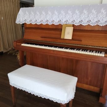 엘레나(화이트)+엠마(백아이보리)SET 피아노커버+의자커버