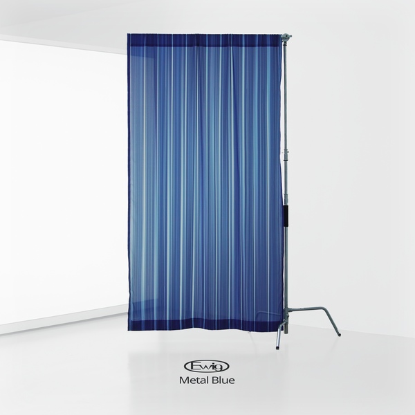 자체제작 패브릭 가리개 커튼/Metal Blue 메탈 블루