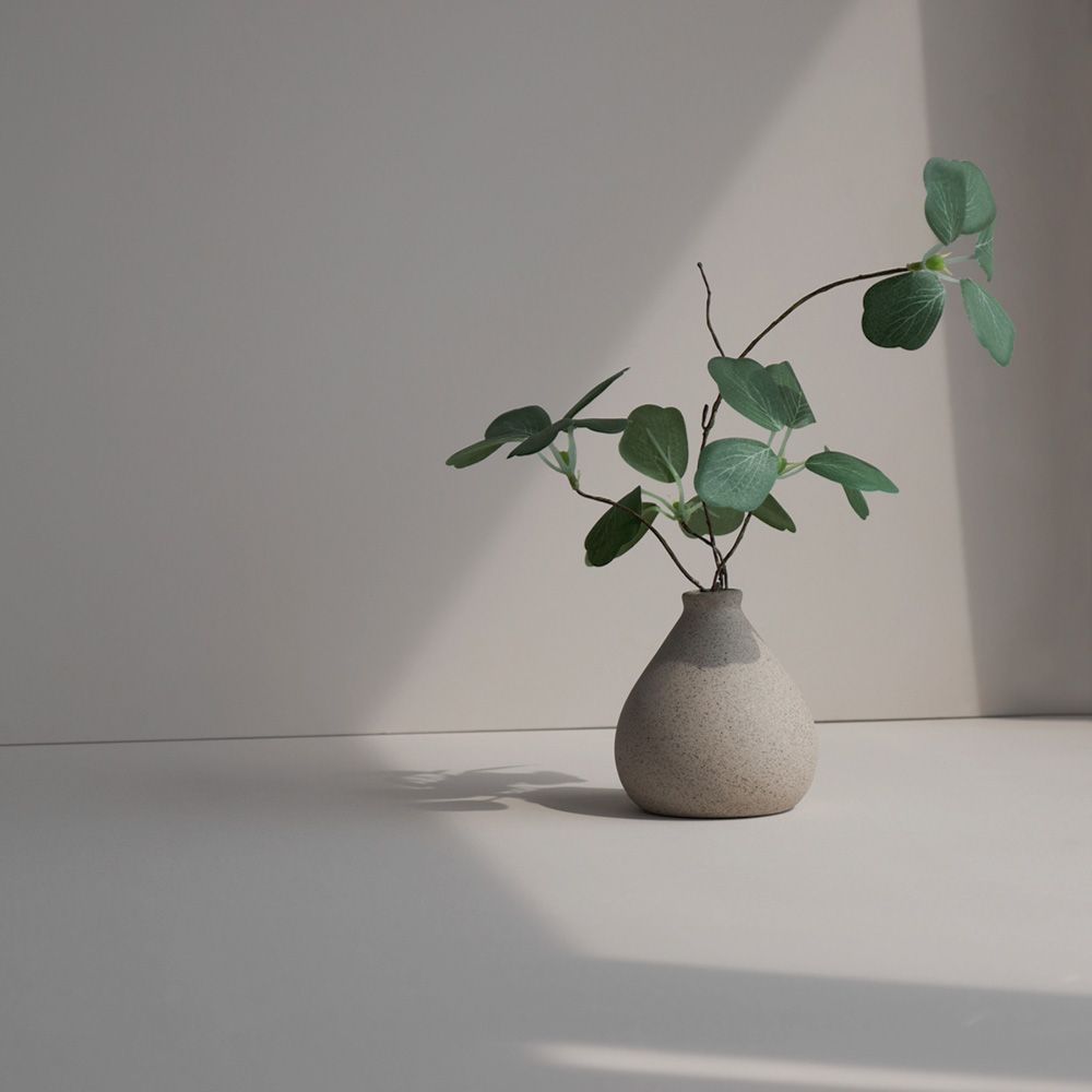 DAILYOBJECT ウォータードロップ ミニ サンド セラミック 花瓶