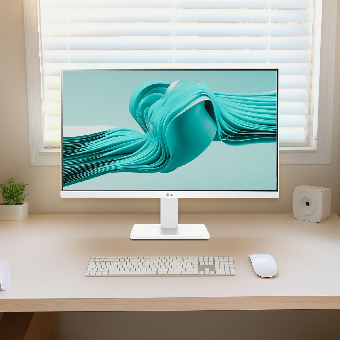 오늘의집 24MR400W 화이트모니터 IPS 100Hz