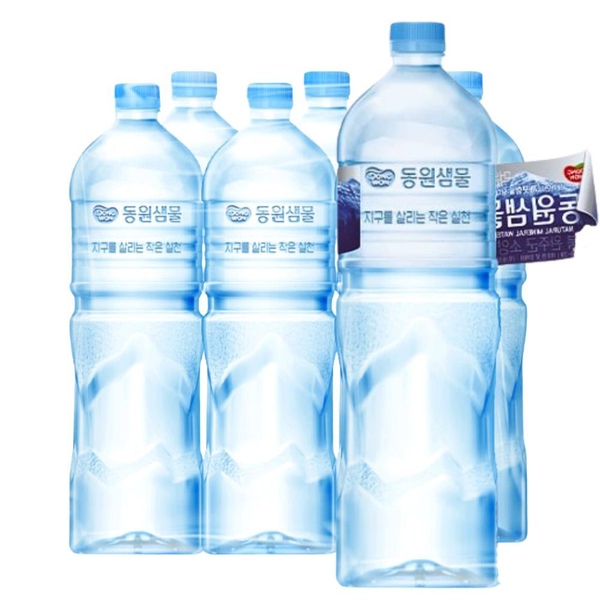 동원샘물 무라벨 2L x 12병 생수 물
