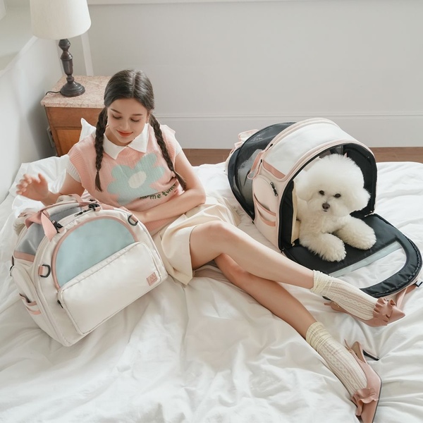 쉽고백팩 강아지 고양이 이동가방 기내용 3colors