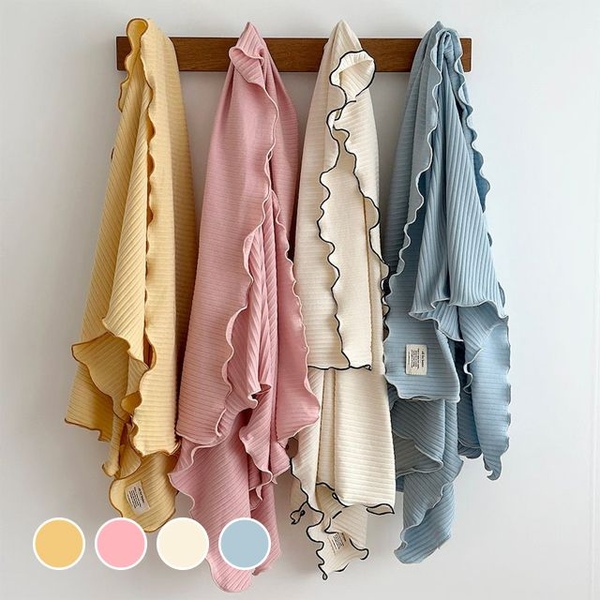 젤라또 모달 블랭킷 사계절 무릎 담요 4color