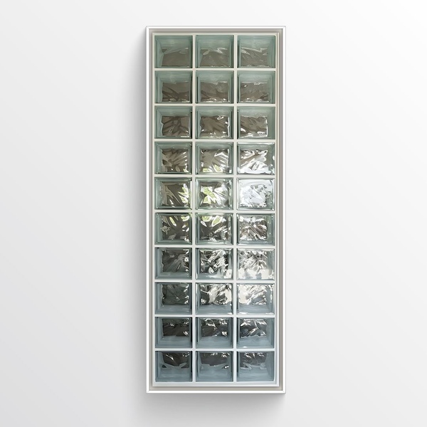 대형액자 미드센추리 세로형 유리블럭 포스터 액자 Wave Type 420x1189mm