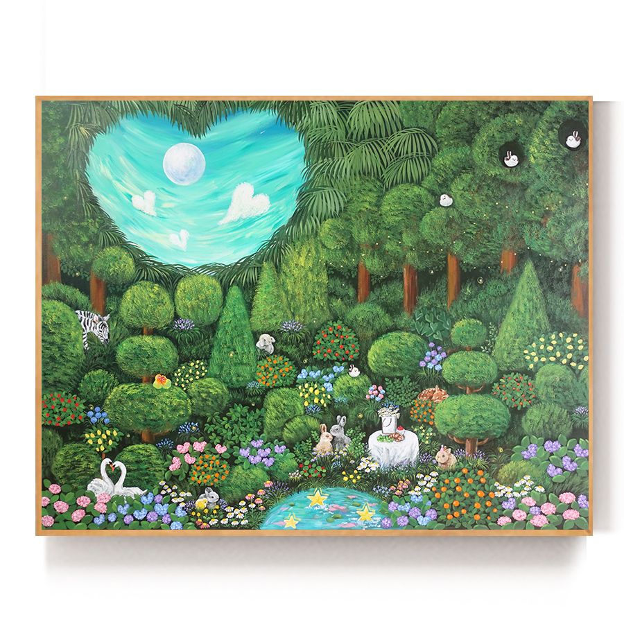 오늘의집 엘디프 Invitation to the forest, 썬키 작가 작가 캔버스 판화